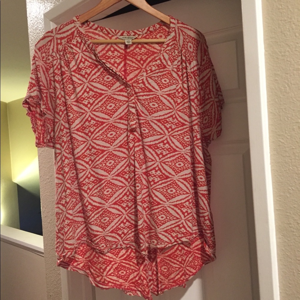 Lucky print top